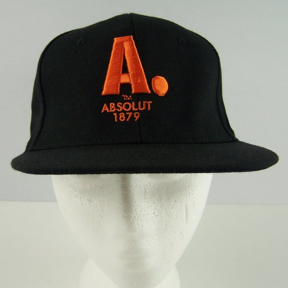 A. Absolut Mandrin 1879 Black Trucker Hat Ball Cap